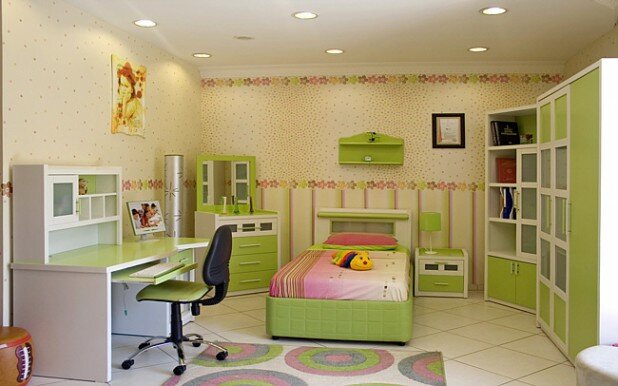 Освещение детской комнаты