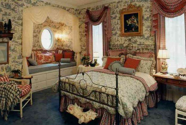 необычный дизайн спальни